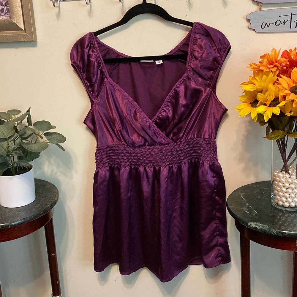 Cato Purple Nightie Sz Medium. Elastic Waist. Great Condition.